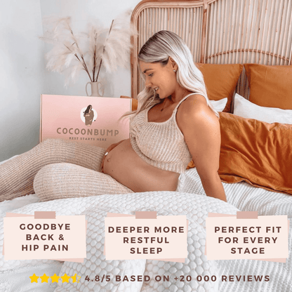 Pregnancy Pillow CocoonBump - grows with you