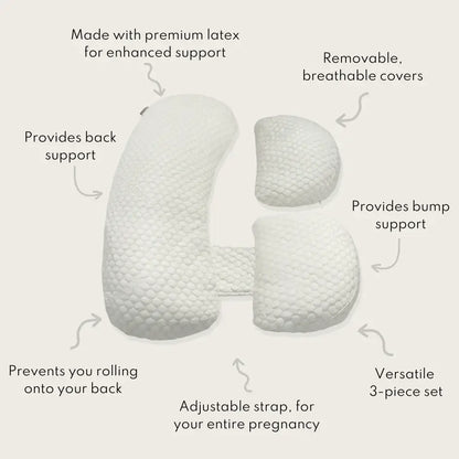 Pregnancy Pillow CocoonBump - grows with you